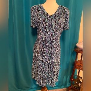 Connected Apparel Blue Dress Size 16